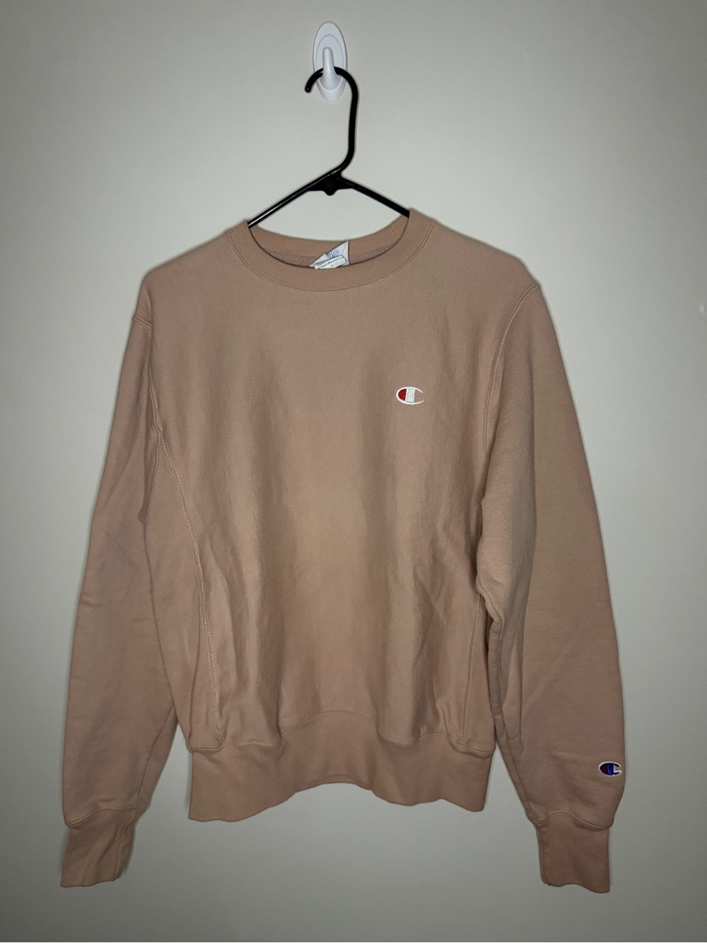 Champion Crewneck Sweatshirt in Light Brown
